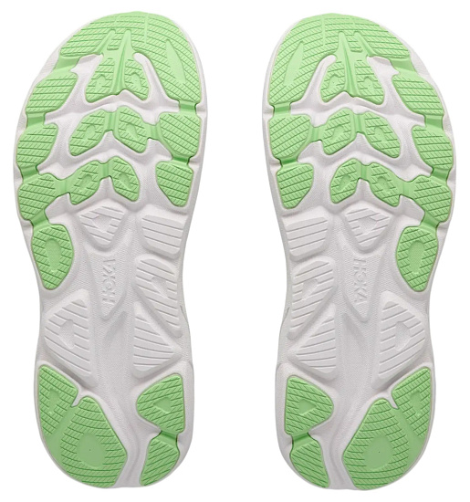 Кроссовки женские Hoka Clifton 11 Frost/Neon Yuzu - Фото 7 большая