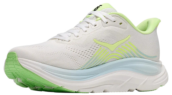 Кроссовки женские Hoka Clifton 11 Frost/Neon Yuzu - Фото 3 большая