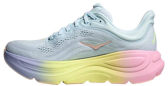 Кроссовки женские Hoka Bondi 9 Glimmering Blue/Overcast - Фото 8 большая