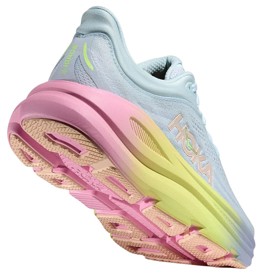 Кроссовки женские Hoka Bondi 9 Glimmering Blue/Overcast - Фото 4 большая