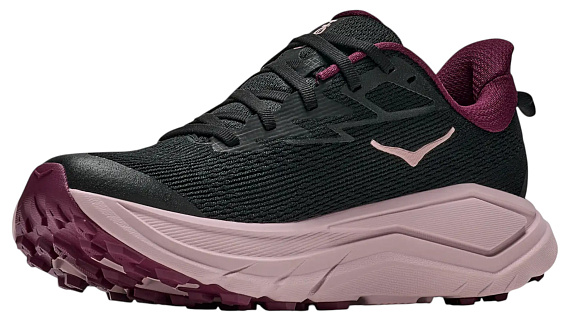 Кроссовки женские Hoka Challenger 8 Black/Pink Opal - Фото 2 большая
