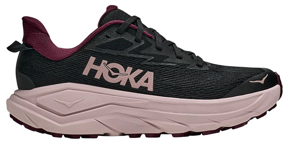 Кроссовки женские Hoka Challenger 8 Black/Pink Opal - Фото 1 большая