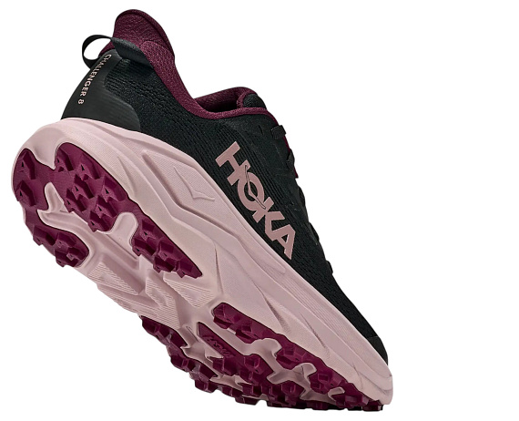 Кроссовки женские Hoka Challenger 8 Black/Pink Opal - Фото 3 большая