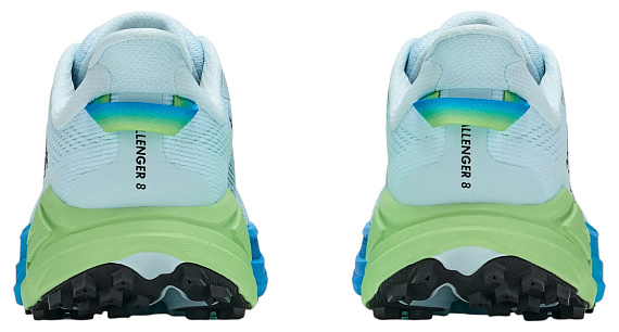 Кроссовки женские Hoka Challenger 8 Glimmering Blue/Tart Apple - Фото 4 большая