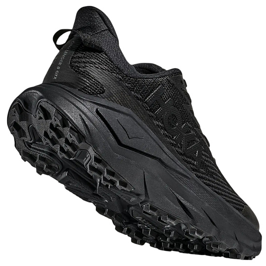 Кроссовки женские Hoka Challenger 8 Gtx Black/Carbon Black - Фото 4 большая