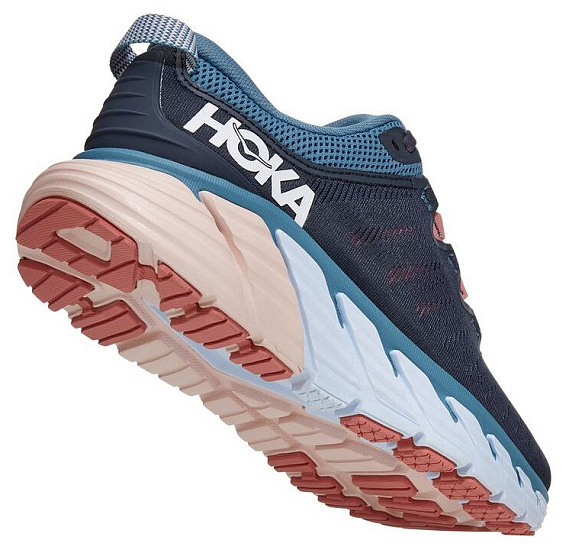 Кроссовки женские Hoka Gaviota 3 Ombre Blue/Rosette - Фото 3 большая