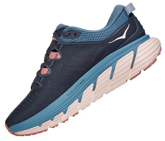 Кроссовки женские Hoka Gaviota 3 Ombre Blue/Rosette - Фото 4 большая