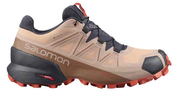 Кроссовки женские Salomon Speedcross 5 GTX Sirocco/Moc - Фото 1 большая