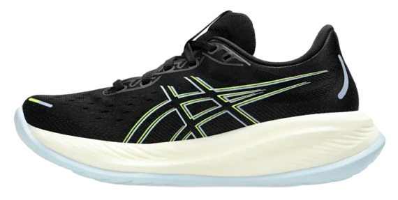Кроссовки женские ASICS Gel-Cumulus 26 Black/Safety Yellow - Фото 2 большая