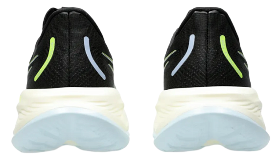 Кроссовки женские ASICS Gel-Cumulus 26 Black/Safety Yellow - Фото 4 большая