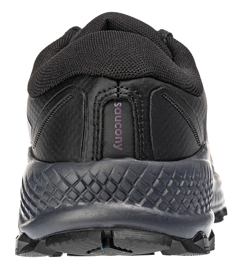 Кроссовки женские Saucony Peregrine Ice+ Black/Lavender - Фото 3 большая