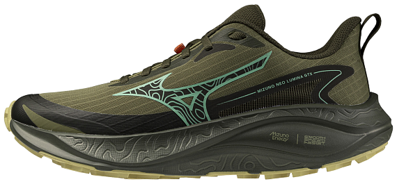 Кроссовки женские Mizuno Neo Lumina Gtx Martini Olive/Mentholated/Forest Night - Фото 2 большая
