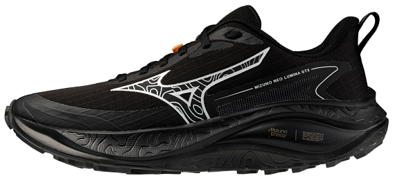 Кроссовки женские Mizuno Neo Lumina Gtx Black/White/Black - Фото 2 большая