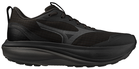 Кроссовки женские Mizuno Wave Rider Gtx 4 Black/Black Sand - Фото 1 большая