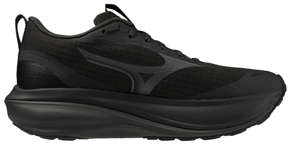 Кроссовки женские Mizuno Wave Rider Gtx 4 Black/Black Sand - Фото 4 большая