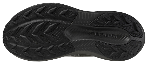 Кроссовки женские Mizuno Wave Rider Gtx 4 Black/Black Sand - Фото 3 большая