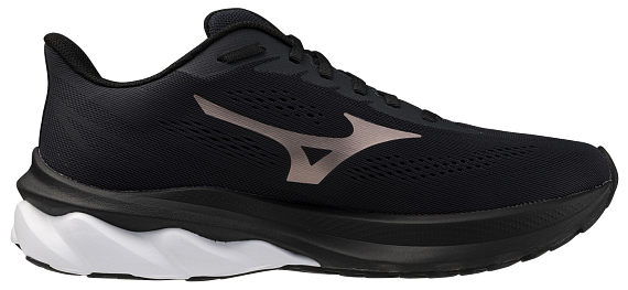 Кроссовки женские Mizuno Wave Serene 3 Gtx Black Sand/Dystopic Ray/Black - Фото 4 большая