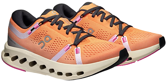 Кроссовки женские On Cloudsurfer 2 Tangerine/Ivory - Фото 2 большая