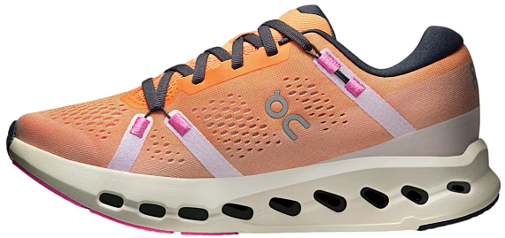 Кроссовки женские On Cloudsurfer 2 Tangerine/Ivory - Фото 3 большая