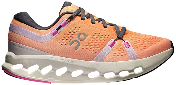Кроссовки женские On Cloudsurfer 2 Tangerine/Ivory - Фото 1 большая