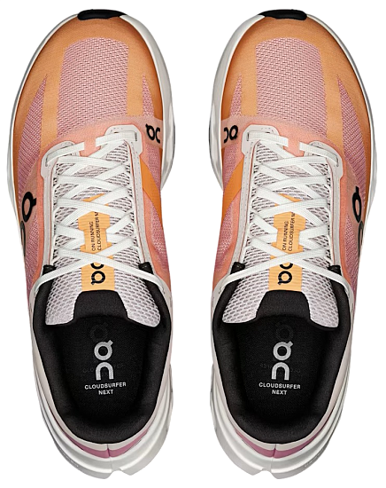 Кроссовки женские On Cloudsurfer Next Tangerine/Ivory - Фото 6 большая
