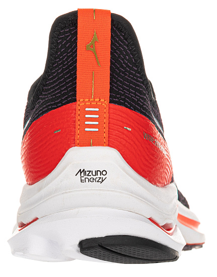 Кроссовки женские Mizuno Wave Rider Neo чер/бел/крас - Фото 3 большая