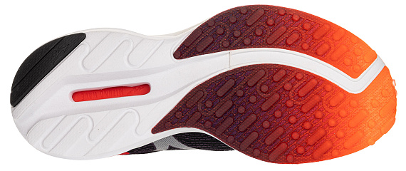 Кроссовки женские Mizuno Wave Rider Neo чер/бел/крас - Фото 4 большая
