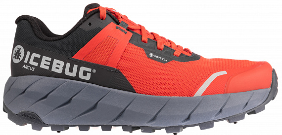 Кроссовки женские Icebug Arcus Bugrip GTX Midnight/Red - Фото 1 большая