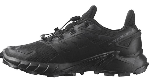 Кроссовки женские Salomon Supercross 4 Gtx W Black/Black/Black - Фото 6 большая