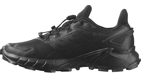 Кроссовки женские Salomon Supercross 4 Gtx W Black/Black/Black - Фото 4 большая