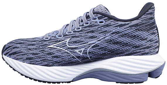 Кроссовки женские Mizuno Wave Rider 28 Purple Impression/White/India Ink - Фото 2 большая