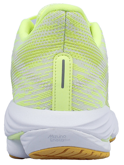 Кроссовки женские Mizuno Wave Rider 28 Neo Lime/Flax/Snow White - Фото 3 большая