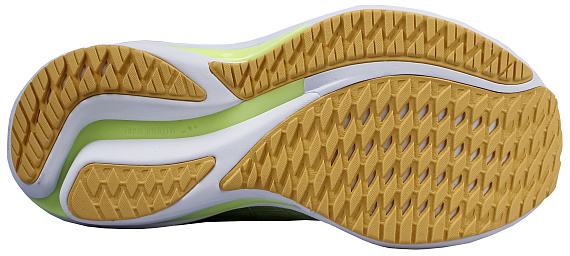 Кроссовки женские Mizuno Wave Rider 28 Neo Lime/Flax/Snow White - Фото 4 большая