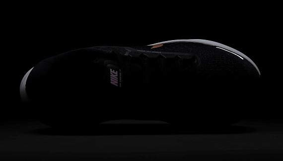 Кроссовки женские Nike Air Zoom Structure 23 Black/Mtlc Red Bronze-Lt Arctic Pink - Фото 4 большая