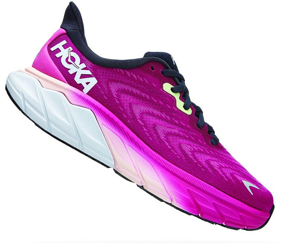 Кроссовки женские Hoka Arahi 6 Festival Fuchsia/Ibis Rose - Фото 2 большая