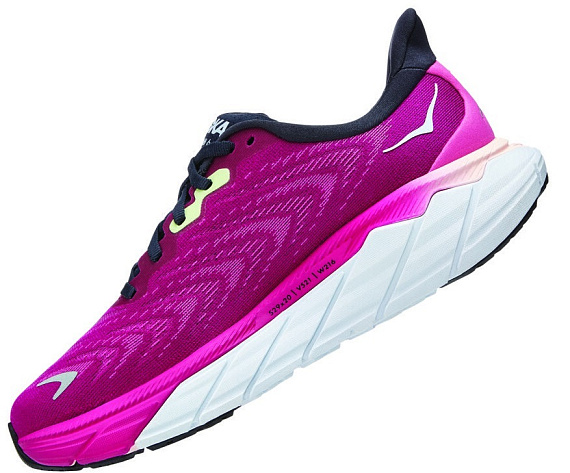 Кроссовки женские Hoka Arahi 6 Festival Fuchsia/Ibis Rose - Фото 4 большая