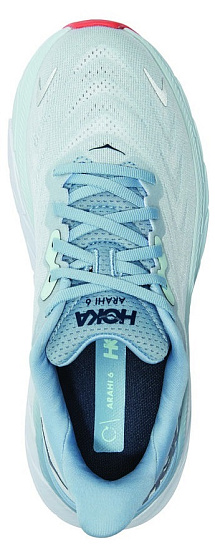 Кроссовки женские Hoka Arahi 6 Plein Air/Blue Fog - Фото 4 большая