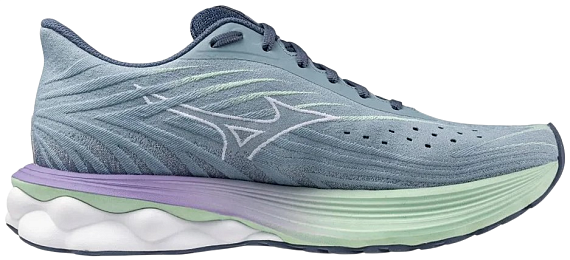 Кроссовки женские Mizuno Wave Skyrise 6 Citadel/White/Bay - Фото 5 большая