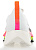 Кроссовки женские Nike Air Zoom Tempo Next% White/Black-Washed Coral-Pink Blast - Фото 3 малая