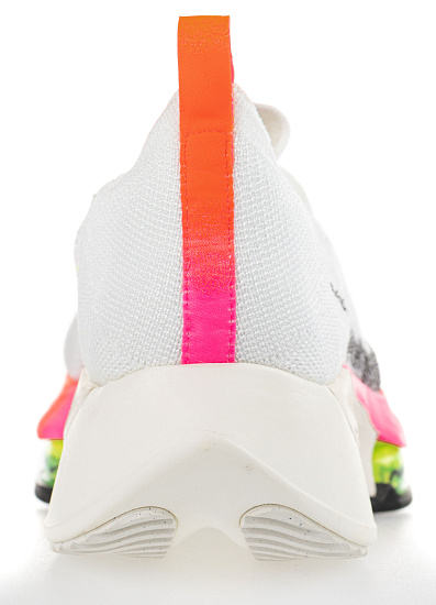 Кроссовки женские Nike Air Zoom Tempo Next% White/Black-Washed Coral-Pink Blast - Фото 3 большая