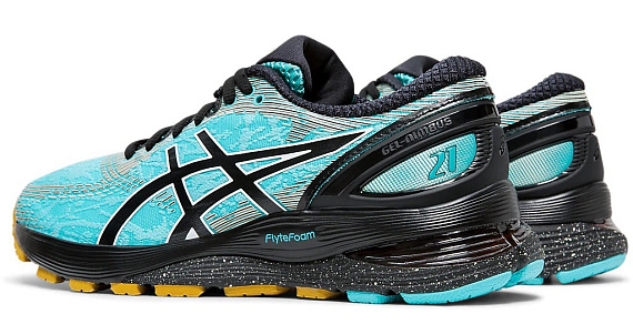 Кроссовки женские ASICS Gel-Nimbus 21 Winterized Ice Mint/Black - Фото 7 большая