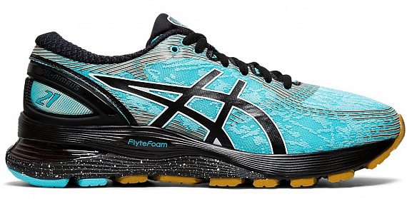 Кроссовки женские ASICS Gel-Nimbus 21 Winterized Ice Mint/Black - Фото 1 большая