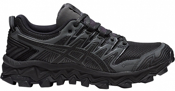 Кроссовки женские ASICS Gel-FujiTrabuco 7 GTX Black/Dark Grey - Фото 1 большая