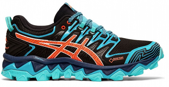 Кроссовки женские ASICS Gel-FujiTrabuco 7 GTX Black/Aquarium - Фото 1 большая