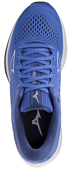 Кроссовки женские Mizuno Wave Rider 25 син/бел/т.син - Фото 4 большая