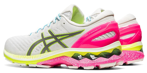 Кроссовки женские ASICS Gel-Kayano 27 Lite-Show White/Pure Silver - Фото 6 большая