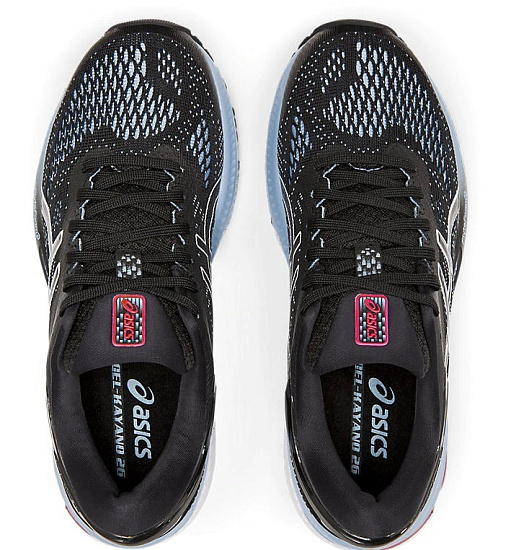 Кроссовки женские ASICS GEL-Kayano 26 Black/Heritage Blue - Фото 3 большая