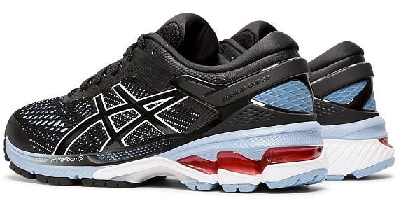 Кроссовки женские ASICS GEL-Kayano 26 Black/Heritage Blue - Фото 5 большая