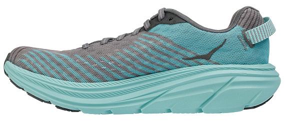 Кроссовки женские Hoka Rincon Charcoal Gray/Aqua Sky - Фото 6 большая