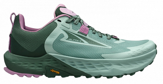 Кроссовки женские Altra Timp 5 Macaw Green/Deep Forest - Фото 1 большая